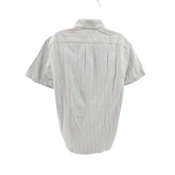 J. Crew Broken in Oxford Blue Striped Casual Shirt Classic fit size Med Preppy - Picture 2 of 12